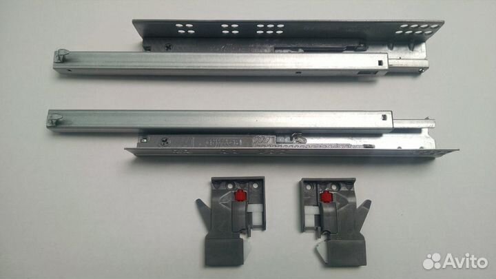 Направляющие для ящиков с доводчиком 350мм, Boyard