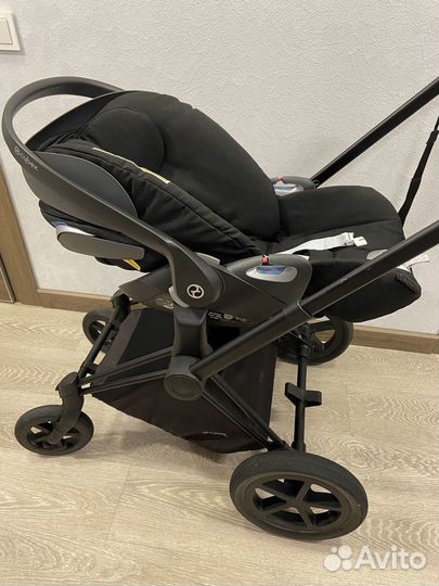 Коляска cybex priam 3 в 1 + лыжи