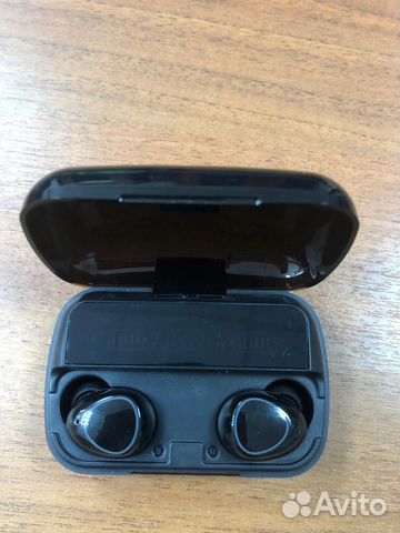 Беспроводные наушники M10 с Power bank, 2000 мАч