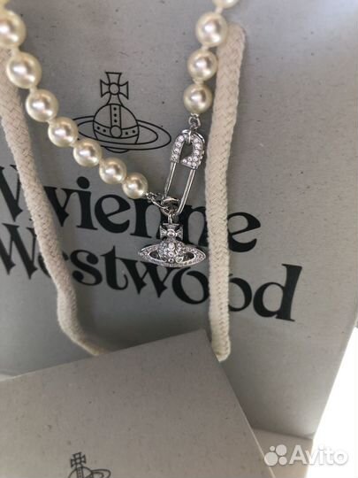 Vivienne Westwood оригинал жемчужный чокер