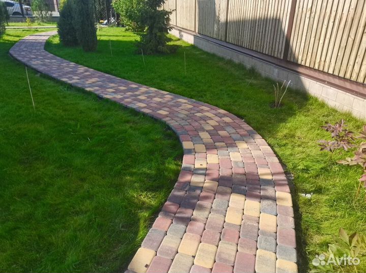 Тротуарная плитка старый город 180x115x60