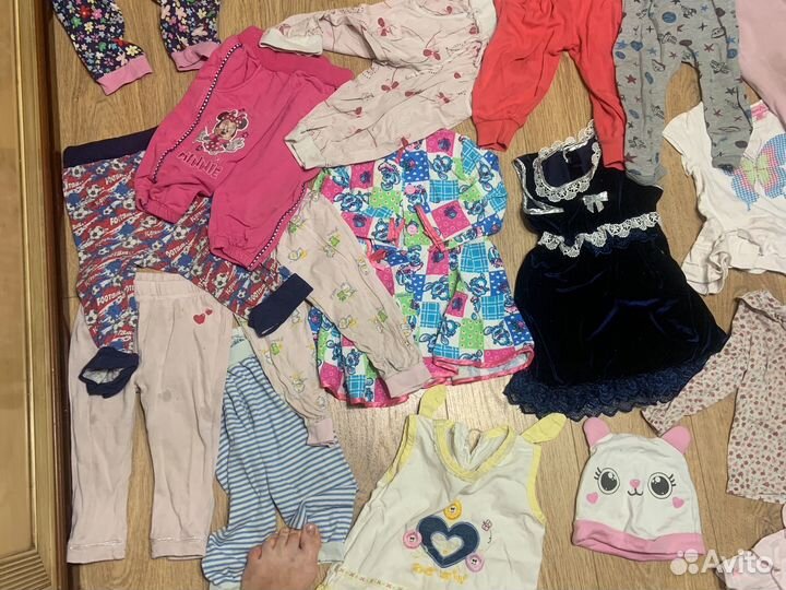 Одежда пакетом для девочки 6-12 месяцев