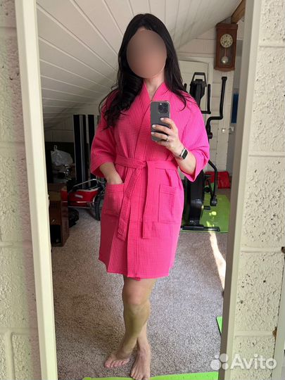 Вафельный халат, новый