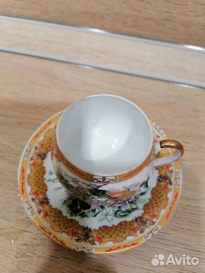 Фарфоровая кофейная пара