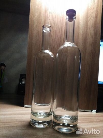 Бутылка стеклянная под камю Арина 1.0л