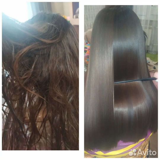 Ботокс, кератиновое выпрямление волос