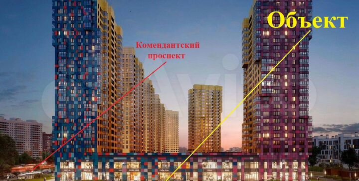 225м² активное, крупный жилой массив