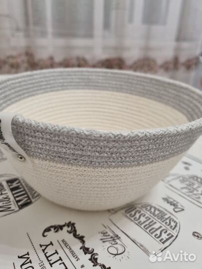 Вазочка из джута