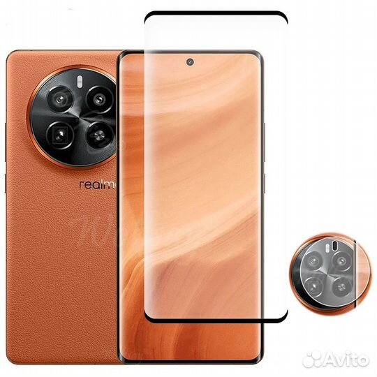 Защитное стекло на realme
