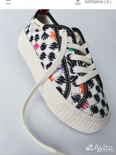 Кеды zara новые