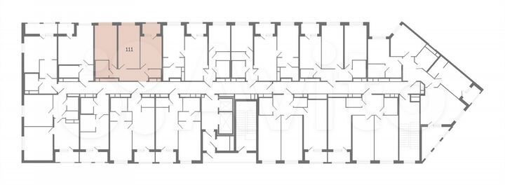 2-к. квартира, 57,2 м², 10/12 эт.