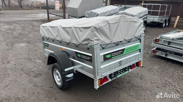 Легковой прицеп Атлант 2.2 /1.3 борт 50 тент 35 см