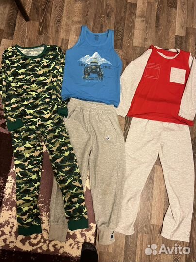 Вещи пакетом на мальчика 128 размер