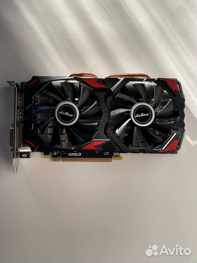 Видеокарта amd rx580 8gb JieShuo