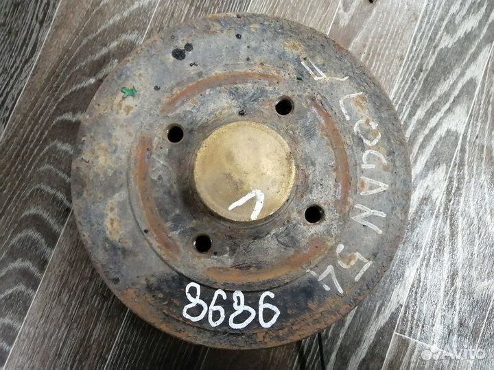 Цапфа задняя левая в сборе Рено Логан 1