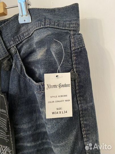 Джинсы Xtreme Couture 36/32, 34/34 новые оригинал