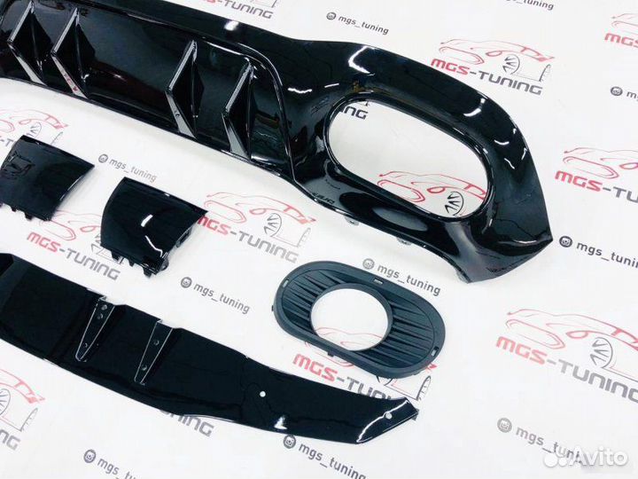 Диффузор Mercedes w177 А35 AMG (Хэтчбэк)