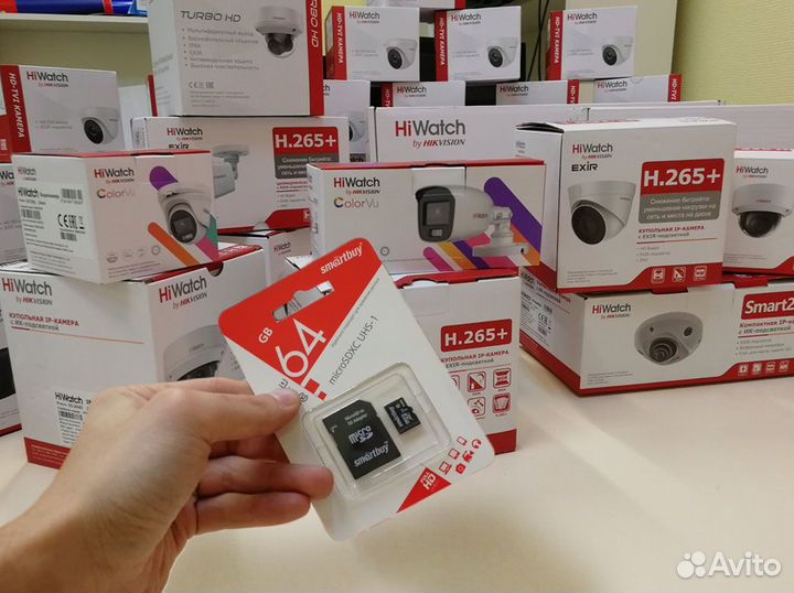 Флешкарта для видеонаблюдения MicroSD 64GB Class10