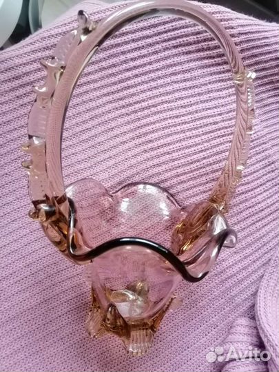 Корзинка-конфетница ваза СССР