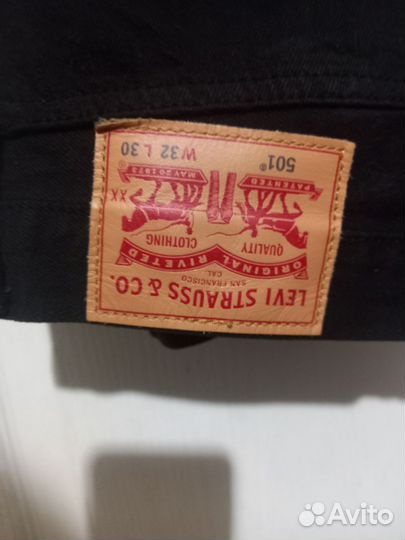 Джинсы чёрные Levi Strauss & CO