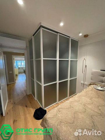 Гардеробная система Аристо с дверями купе