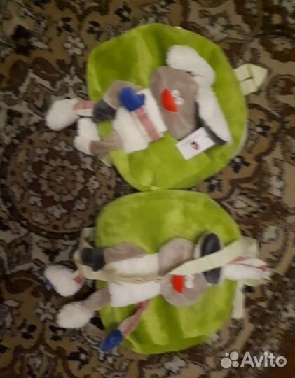 Мягкие игрушки с карманом Рюкзачки детские