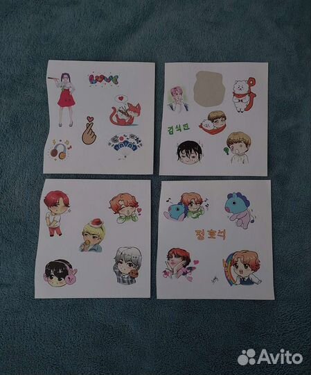 Наклейки bts стикеры