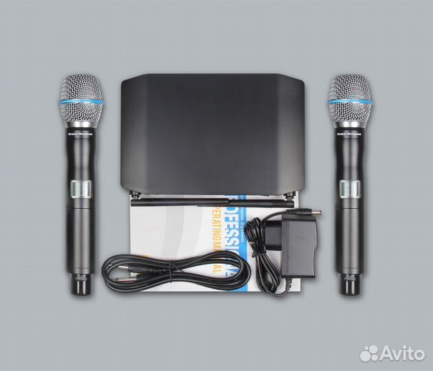 Микрофон радио (беспроводной) Аналог шур