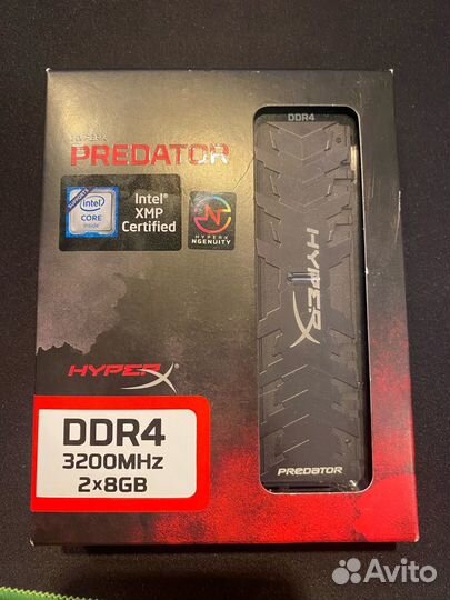 Hyperx Predator RGB 16GB (2/8GB) 3200 Mhz (С подсв