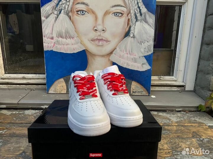 Кроссовки nike air force 1 supreme