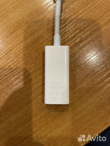 Переходник Apple thunderbolt 2 - rg45 купить в Санкт-Петербурге ...