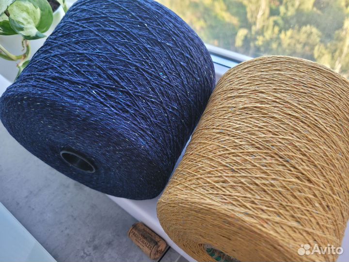 Пряжа для вязания Италия твид с шелком