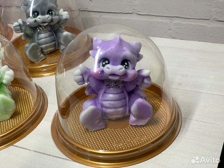 Дракончик из мыла ручной работы