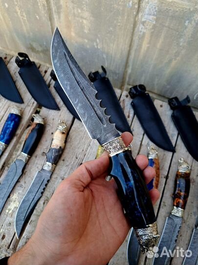 Ножи из дамасской стали