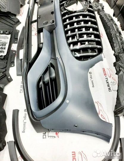Обвес полный на Mercedes GLC стиль 63 AMG Рест