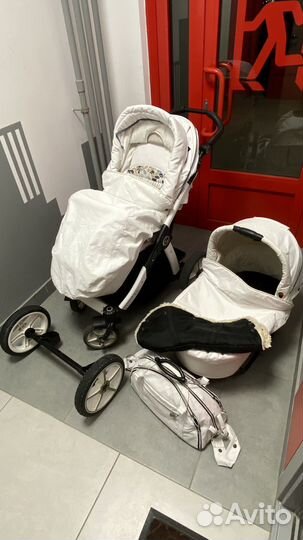 Коляска Hartan racer gt 3 в 1 + конверт в люльку