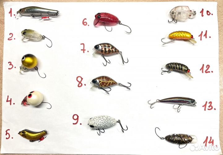 Воблеры Yo-zuri,Pontoon21, ZipBaits и др