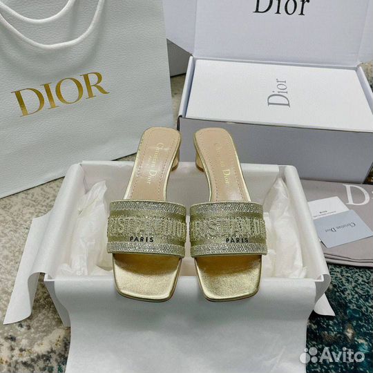 Шлепанцы christian dior