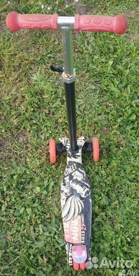 Самокат детский трехколесный б/у, scddter