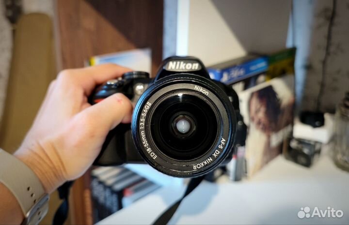 Зеркальный фотоаппарат nikon d3100 18-55 kit