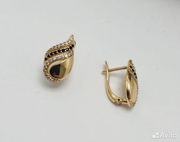 Серьги из медицинского сплава