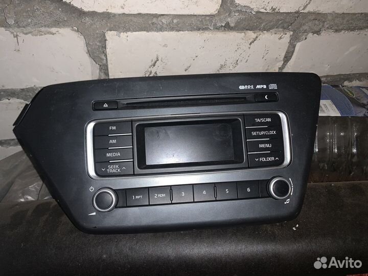 Магнитола на kia rio 3