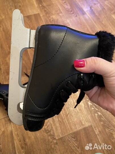 Коньки детские с двумя лезвиями