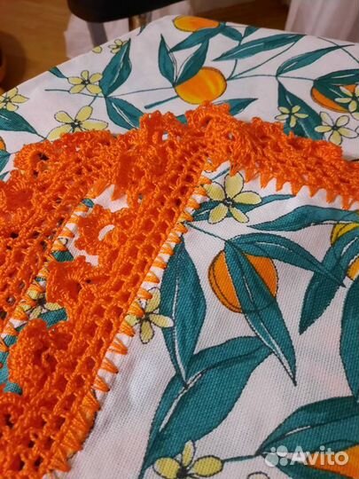 Скатерти с ажурной каймой ручной работы