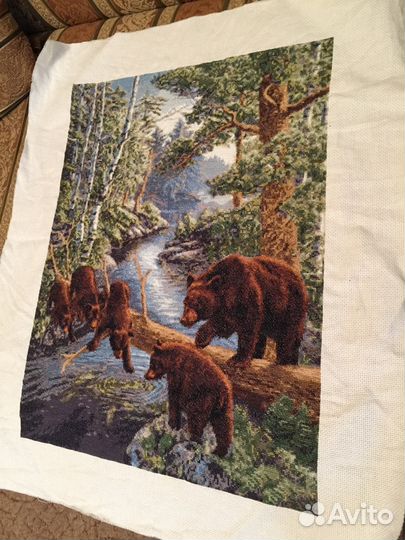 Картина вышитая крестом