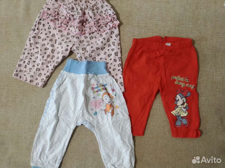 Вещи для девочки до года