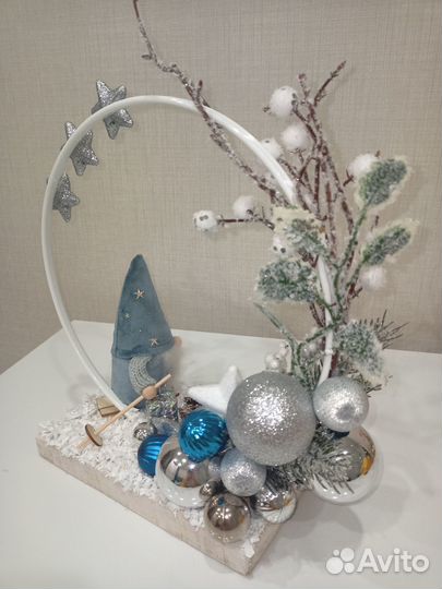 Новогодняя композиция гном