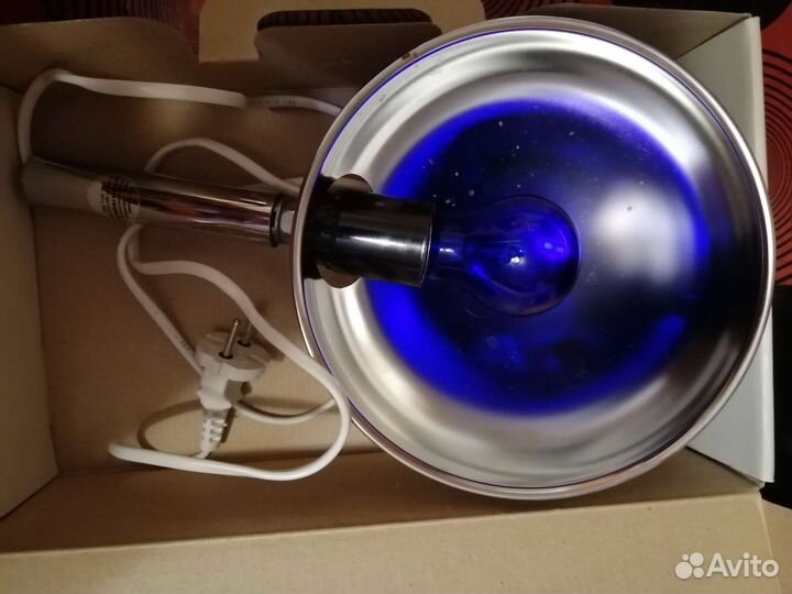 Синяя физиотерапевтическая лампа