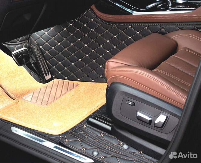 3D Коврики Chevrolet из Экокожи