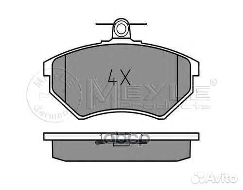 Колодки торм.пер. (WVA 20168 19,6 mm.) 025 201